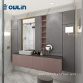 Simple modern design wooden vanity cabinet for bathrooms